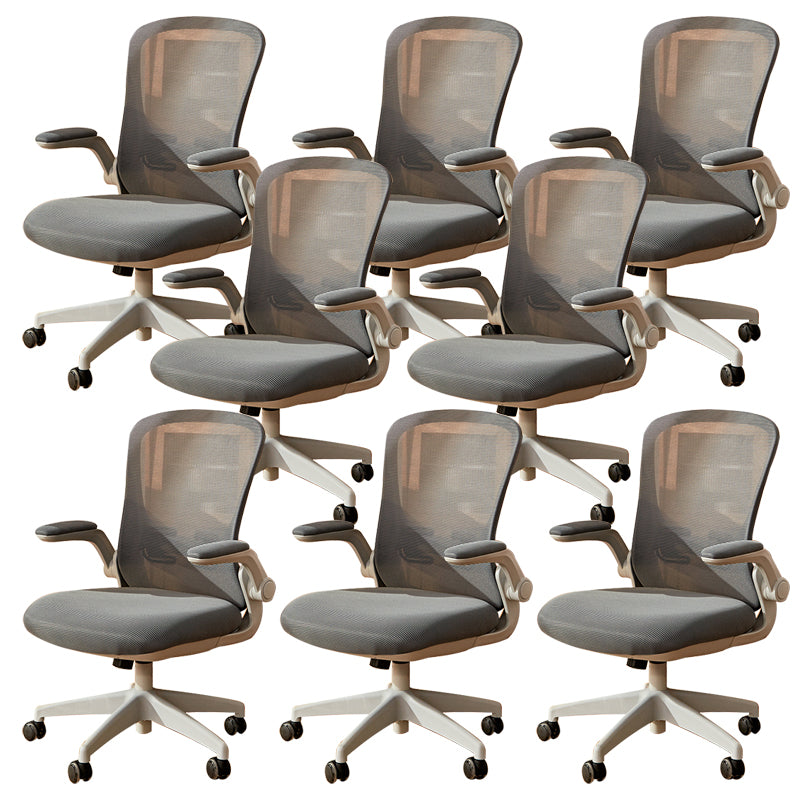 Removable Arms Modern Office Chair Tilt Mechanism No Distressing Ergonomic Slide Chair