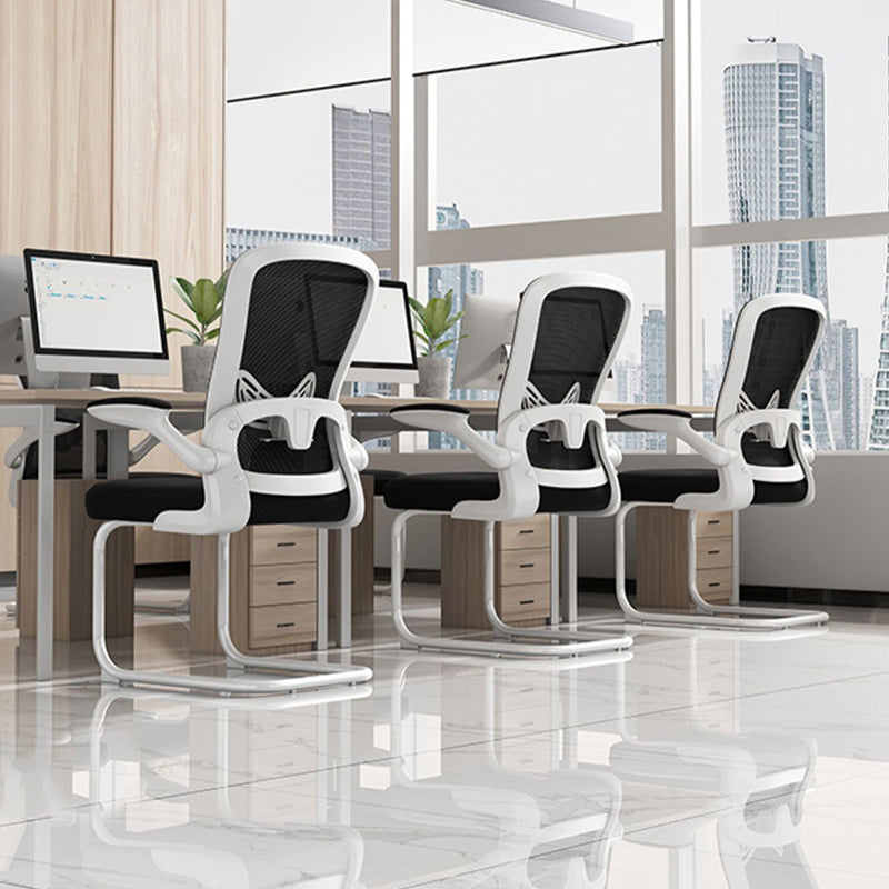 Removable Arms Desk Chair Tilt Mechanism No Distressing Ergonomic Chair without Wheels