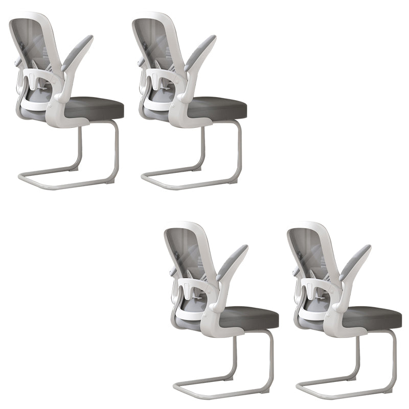 Removable Arms Desk Chair Tilt Mechanism No Distressing Ergonomic Chair without Wheels