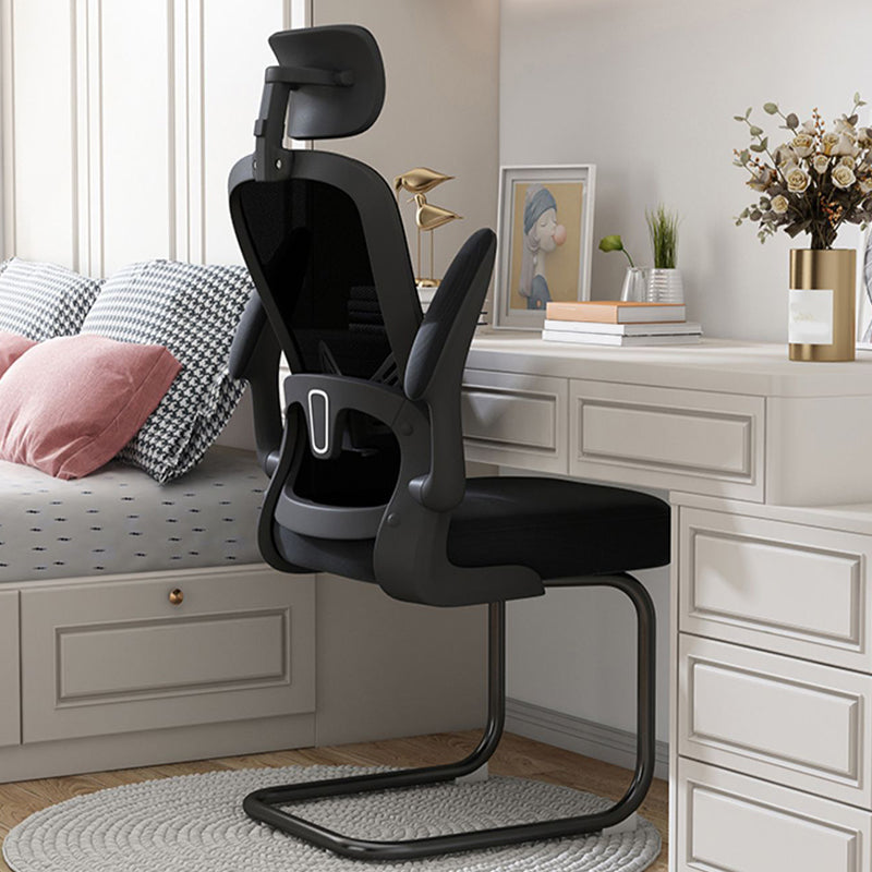 Removable Arms Desk Chair Tilt Mechanism No Distressing Ergonomic Chair without Wheels