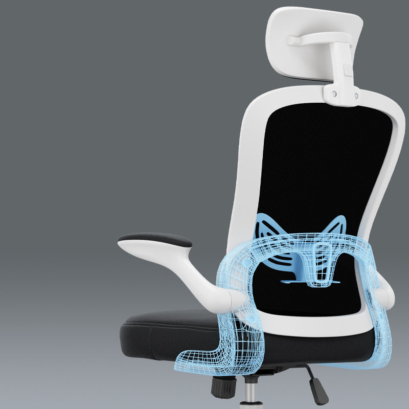 Removable Arms Desk Chair Tilt Mechanism No Distressing Ergonomic Chair without Wheels
