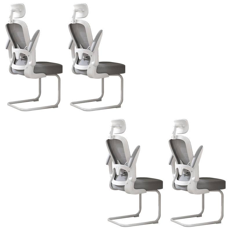 Removable Arms Desk Chair Tilt Mechanism No Distressing Ergonomic Chair without Wheels