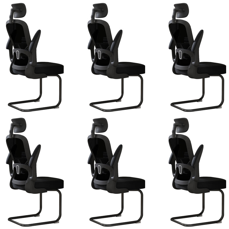 Removable Arms Desk Chair Tilt Mechanism No Distressing Ergonomic Chair without Wheels