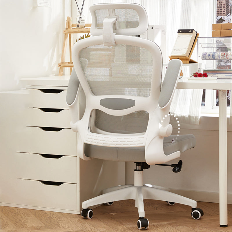 Contemporary Height-adjustable Office Chair Mesh-back Desk Chair for Office