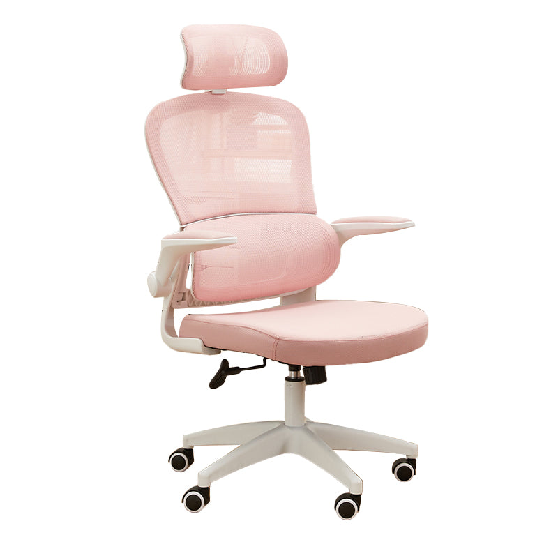 Contemporary Height-adjustable Office Chair Mesh-back Desk Chair for Office