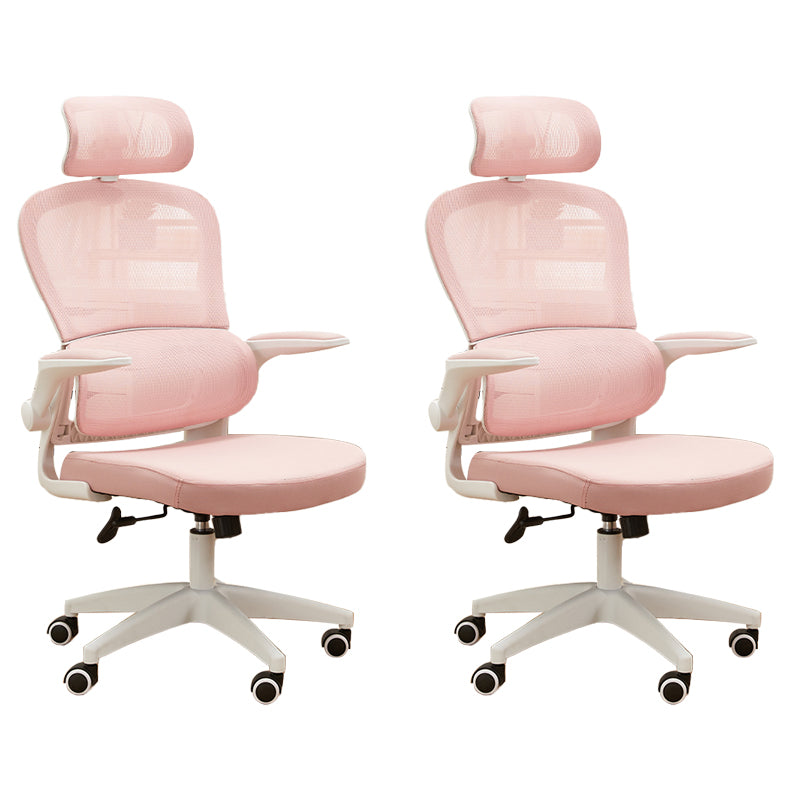 Contemporary Height-adjustable Office Chair Mesh-back Desk Chair for Office