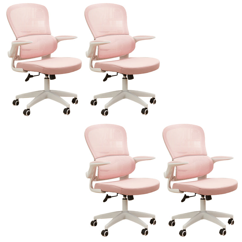Contemporary Height-adjustable Office Chair Mesh-back Desk Chair for Office