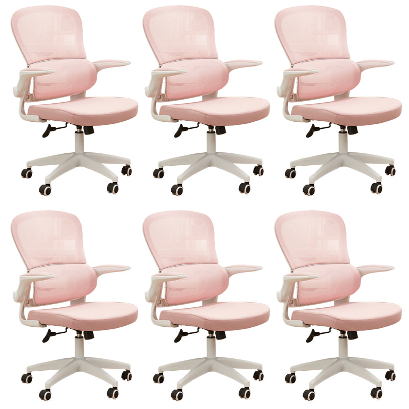 Contemporary Height-adjustable Office Chair Mesh-back Desk Chair for Office