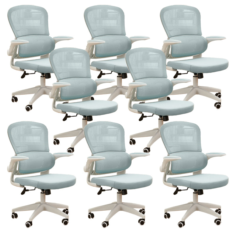 Contemporary Height-adjustable Office Chair Mesh-back Desk Chair for Office