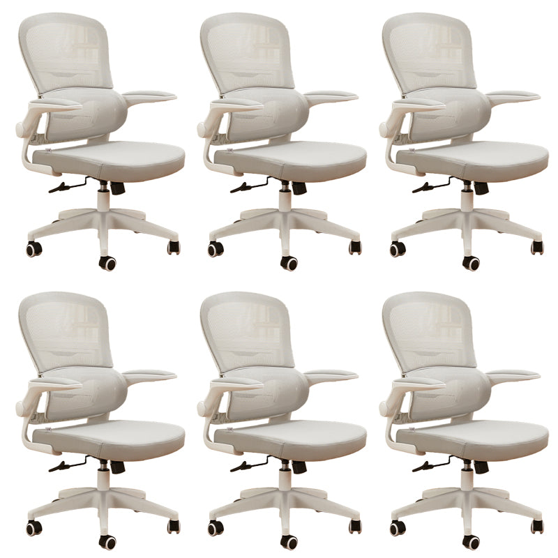 Contemporary Height-adjustable Office Chair Mesh-back Desk Chair for Office