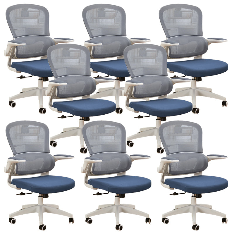 Contemporary Height-adjustable Office Chair Mesh-back Desk Chair for Office