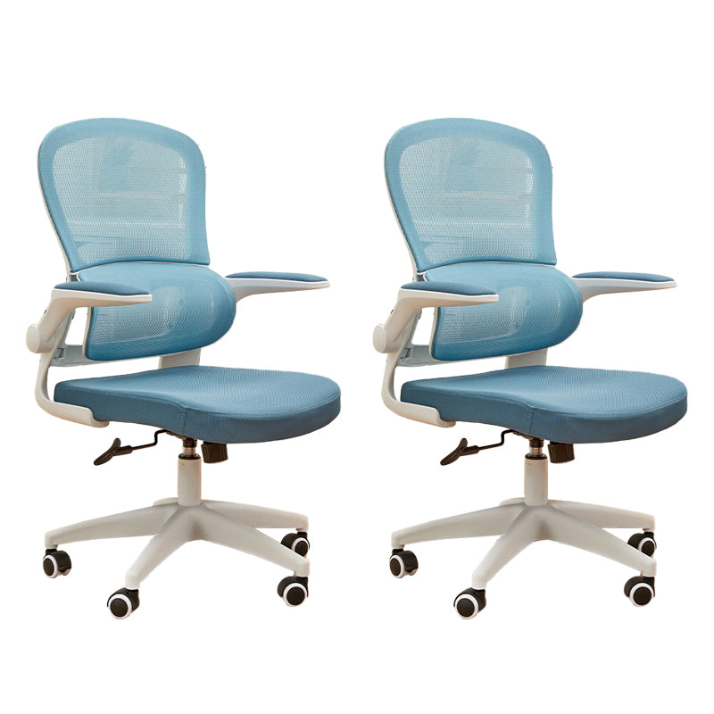 Contemporary Height-adjustable Office Chair Mesh-back Desk Chair for Office