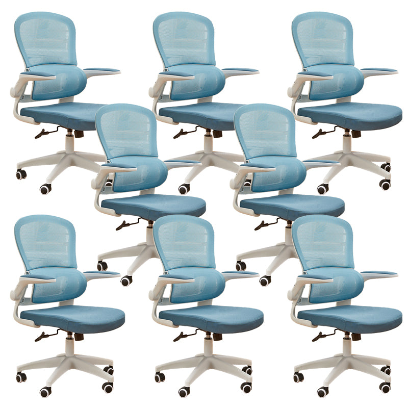 Contemporary Height-adjustable Office Chair Mesh-back Desk Chair for Office
