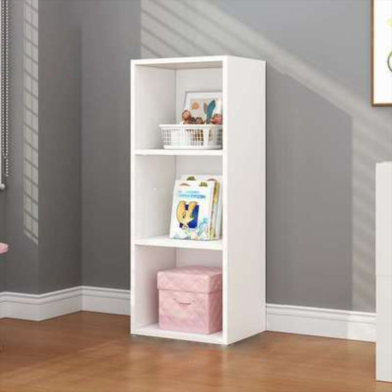 Engineered Wood Bookcase Standard Closed Back Scandinavian Bookshelf