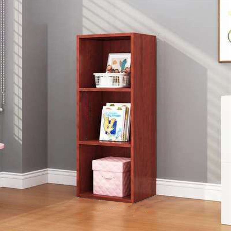 Engineered Wood Bookcase Standard Closed Back Scandinavian Bookshelf