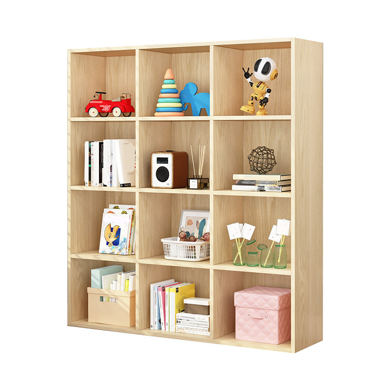 Engineered Wood Bookcase Standard Closed Back Scandinavian Bookshelf
