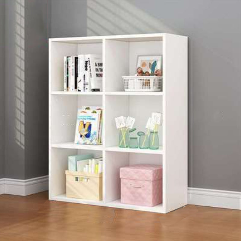 Engineered Wood Bookcase Standard Closed Back Scandinavian Bookshelf