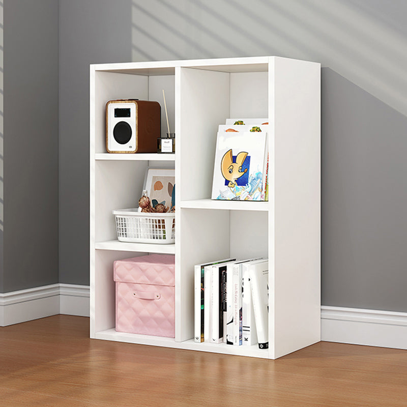 Engineered Wood Bookcase Standard Closed Back Scandinavian Bookshelf