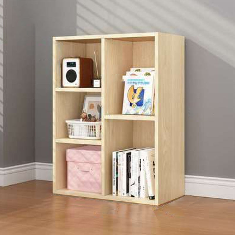 Engineered Wood Bookcase Standard Closed Back Scandinavian Bookshelf