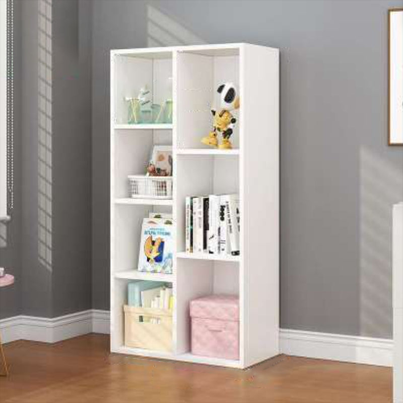 Engineered Wood Bookcase Standard Closed Back Scandinavian Bookshelf