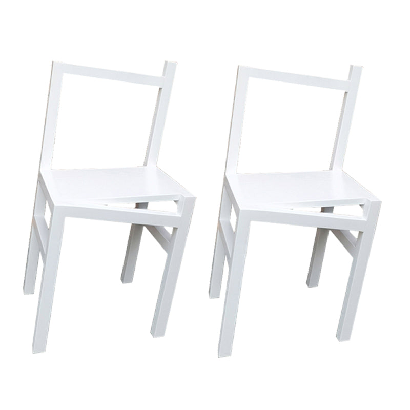Modern Simple Side Chair Wooden Base Side Dining Chair for Dining Room