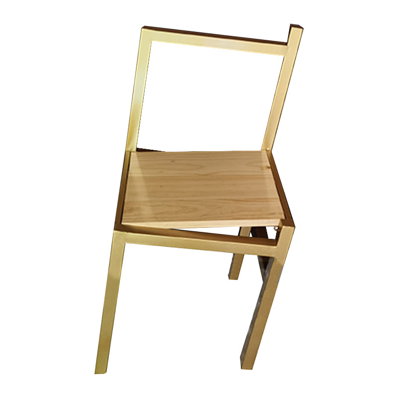 Modern Simple Side Chair Wooden Base Side Dining Chair for Dining Room