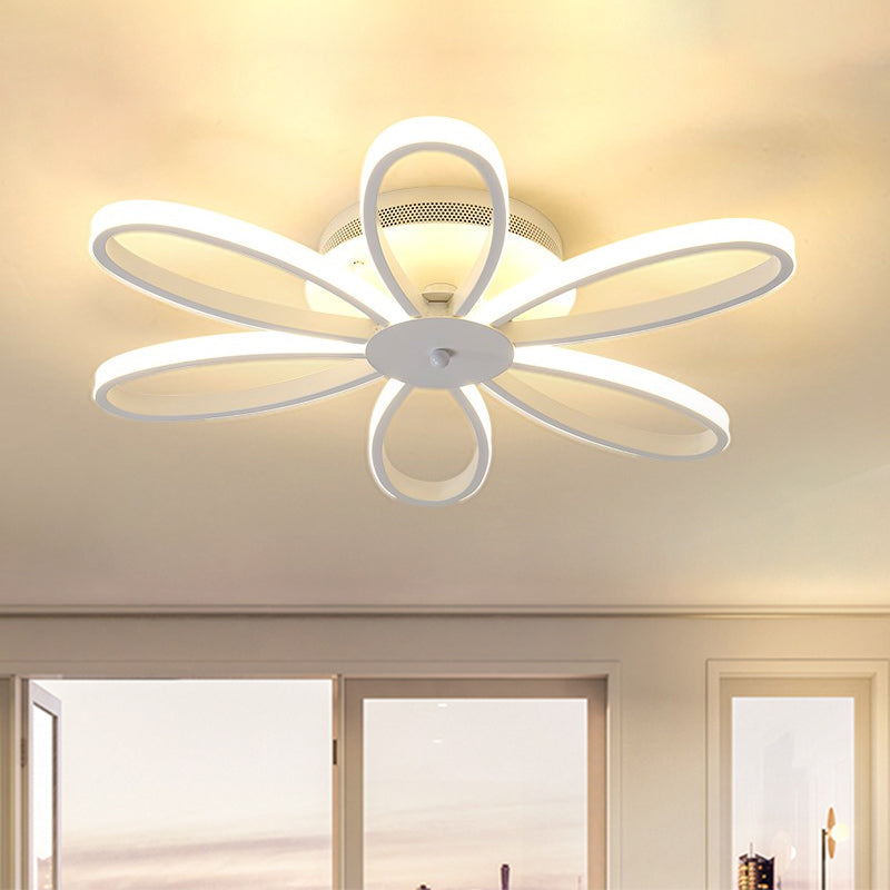 Chrysanths plafonnier luminaire en acrylique moderne salon à lad