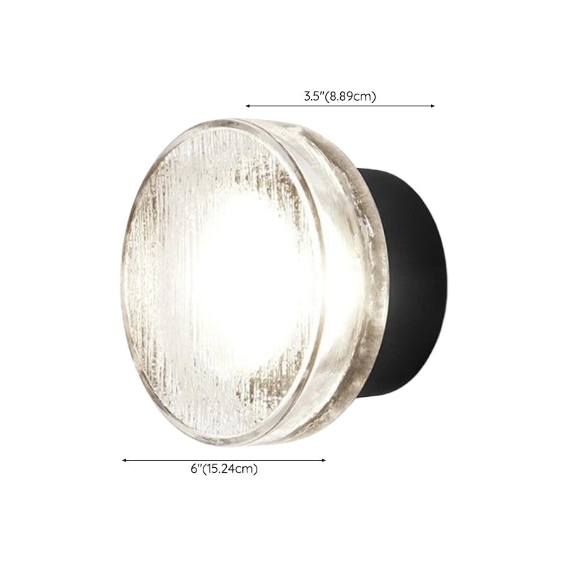 Simple Shape Wall Light Fixture Modern Glass Wall Light Fixtures for Wash Room