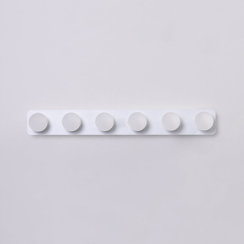 Modern Rectangle Shape Vanity Light with Acrylic Shade for Powder Room Washroom