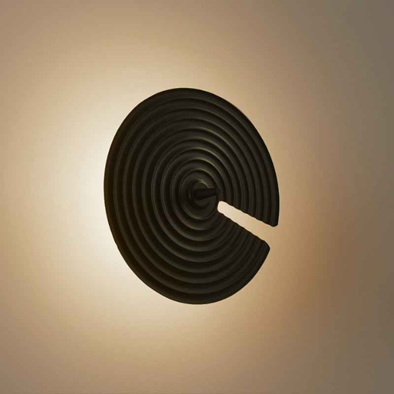 Unique Shape Wall Light Fixture Modern Metal Wall Light Fixtures in Black