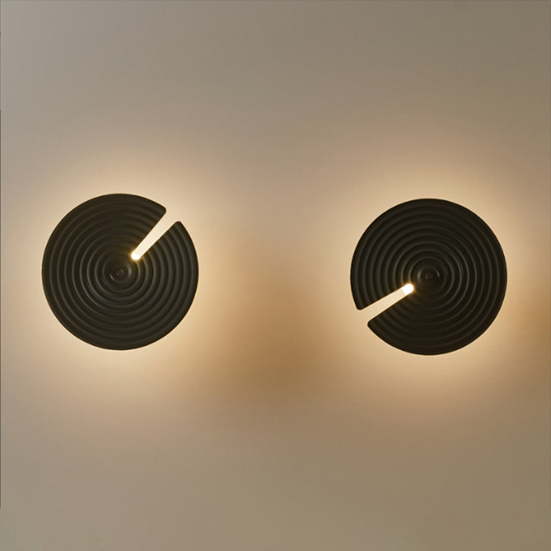 Unique Shape Wall Light Fixture Modern Metal Wall Light Fixtures in Black