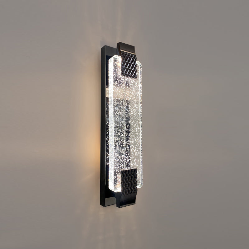 Modern Sconce Light Fixture Crystal Shade Wall Sconce Lighting for Bedroom