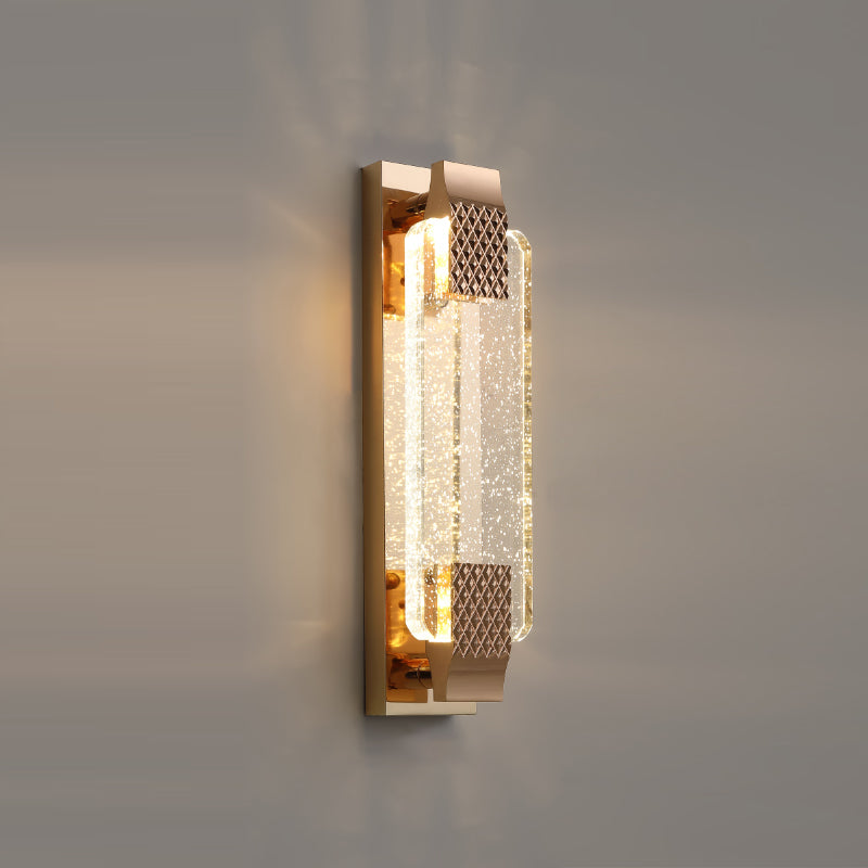 Modern Sconce Light Fixture Crystal Shade Wall Sconce Lighting for Bedroom