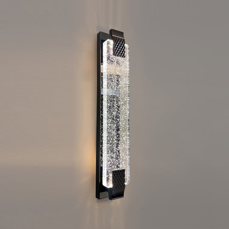 Modern Sconce Light Fixture Crystal Shade Wall Sconce Lighting for Bedroom