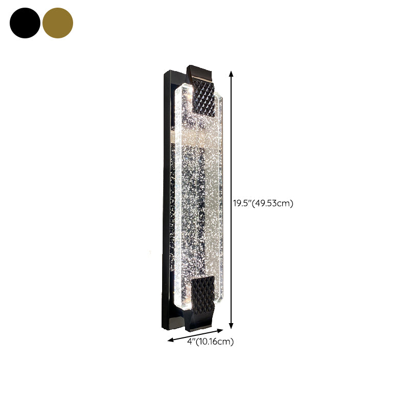 Modern Sconce Light Fixture Crystal Shade Wall Sconce Lighting for Bedroom