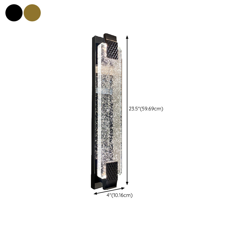 Modern Sconce Light Fixture Crystal Shade Wall Sconce Lighting for Bedroom