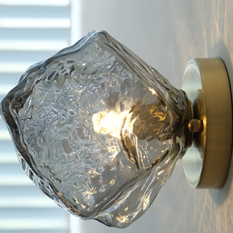 Modern Style Wall Lamp Glass Wall Sconce Lighting for Living Room