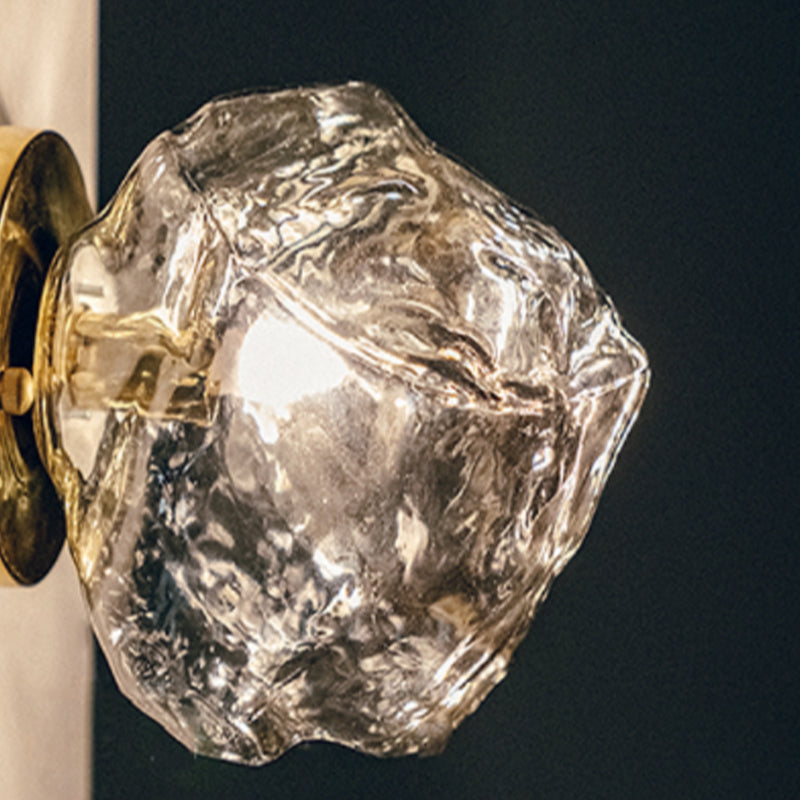 Modern Style Wall Lamp Glass Wall Sconce Lighting for Living Room