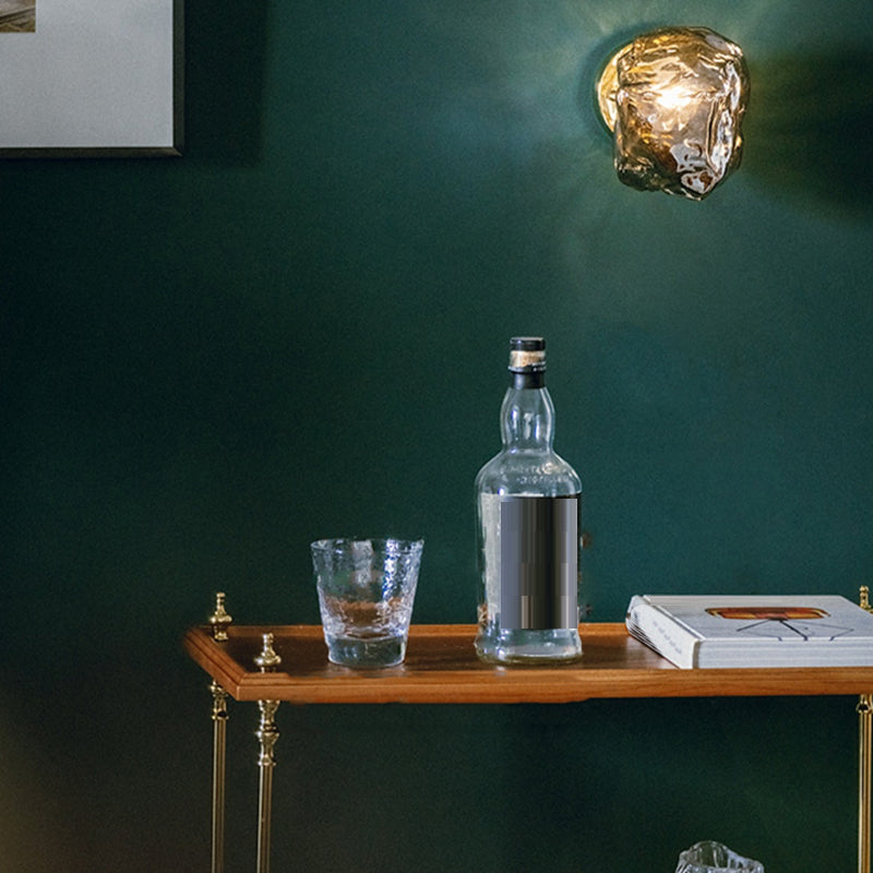 Modern Style Wall Lamp Glass Wall Sconce Lighting for Living Room