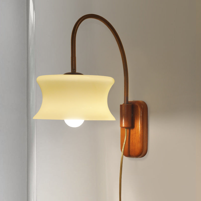 Modern Sconce Light Fixture Glass Shade Wall Light Sconce for Bedroom