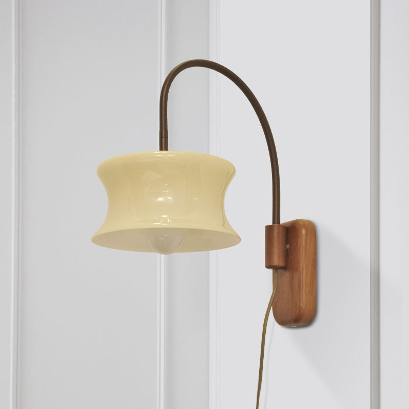 Modern Sconce Light Fixture Glass Shade Wall Light Sconce for Bedroom