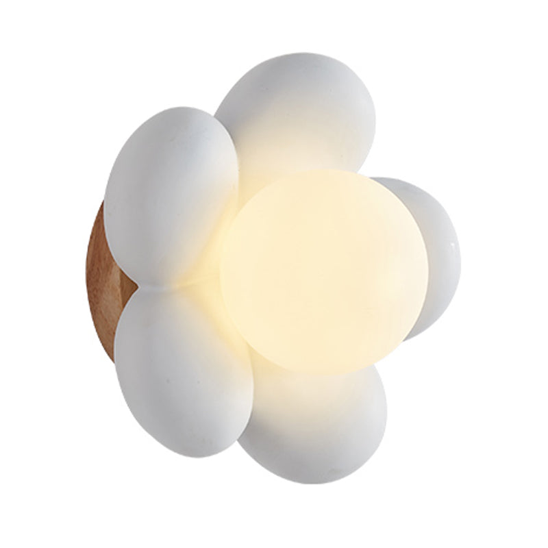 Modern Sconce Light Fixture Pink/White Wall Light Sconce for Bedroom