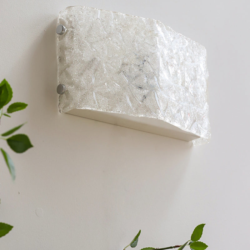 Modern Sconce Light Fixture Glass Shade Wall Sconce Lighting for Bedroom