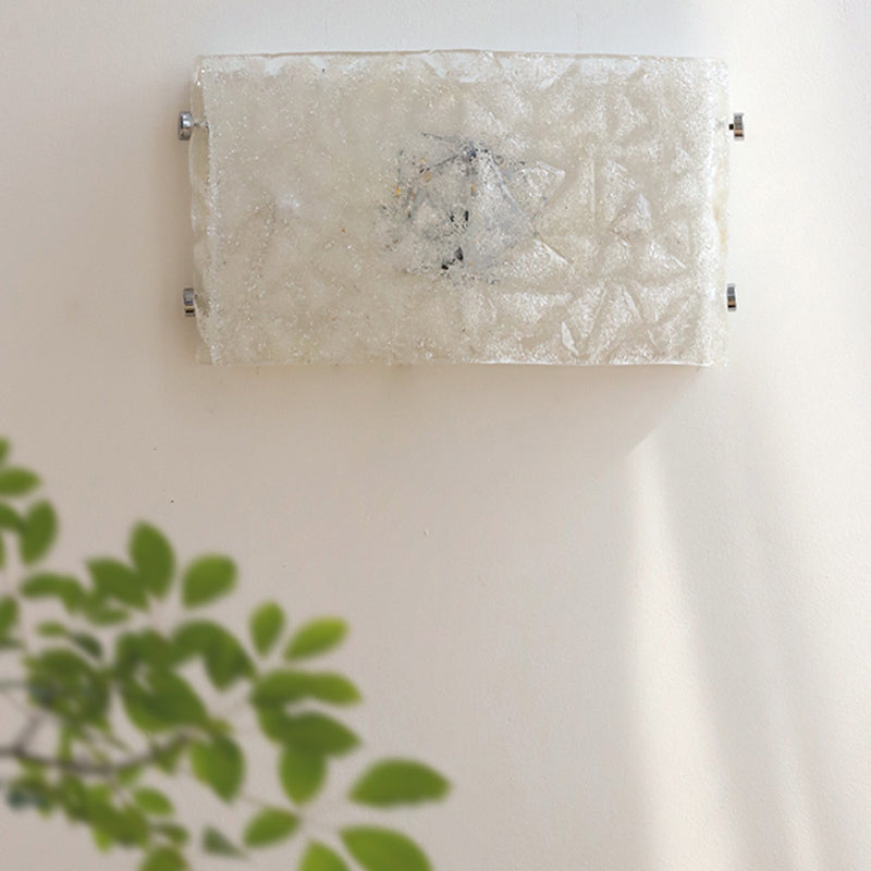 Modern Sconce Light Fixture Glass Shade Wall Sconce Lighting for Bedroom