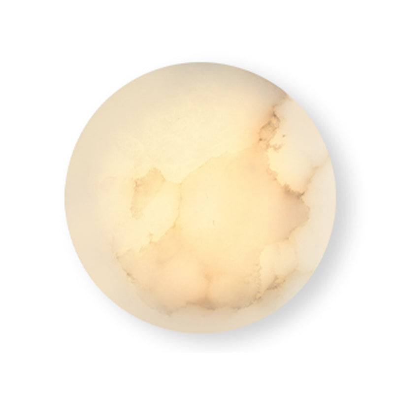 Modern Stone Sconce Light Fixture 1-Light Wall Light Sconce for Bedroom