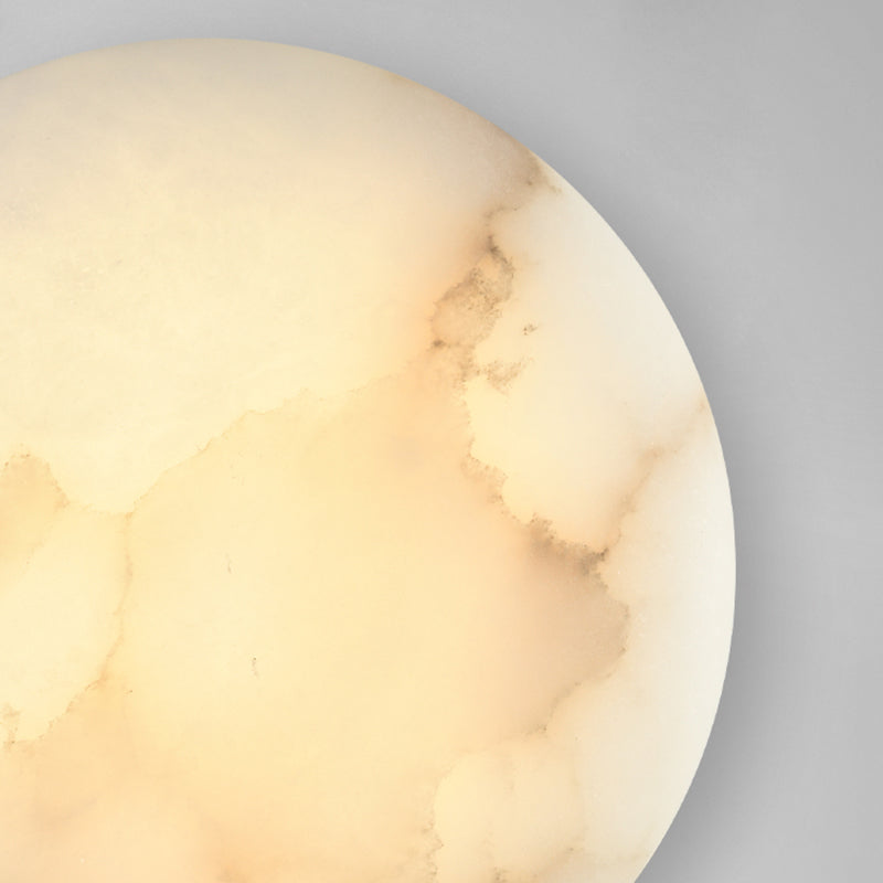 Modern Stone Sconce Light Fixture 1-Light Wall Light Sconce for Bedroom