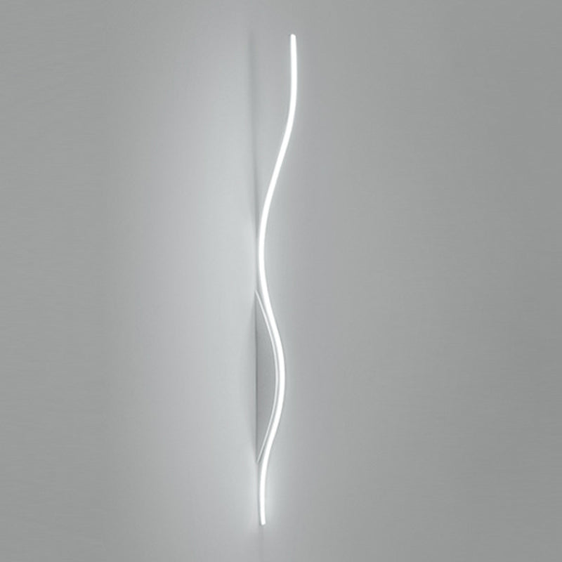 Single White/Black Wall Mounted Sconce LED Unique Wall Light for Dining Room