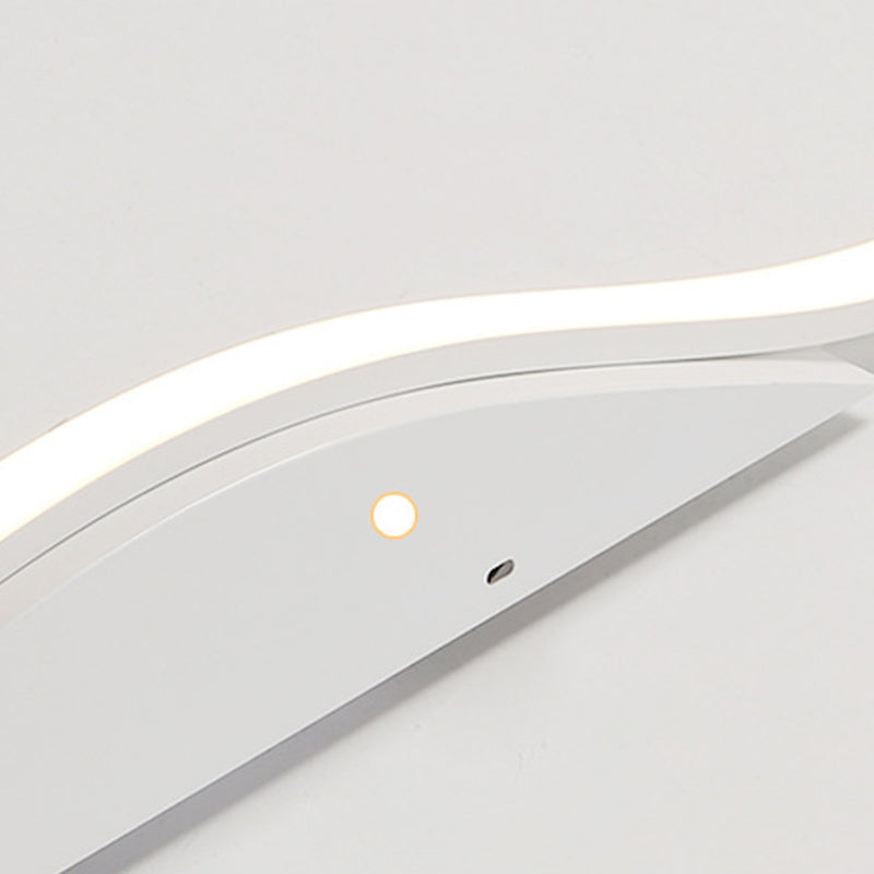 Single White/Black Wall Mounted Sconce LED Unique Wall Light for Dining Room