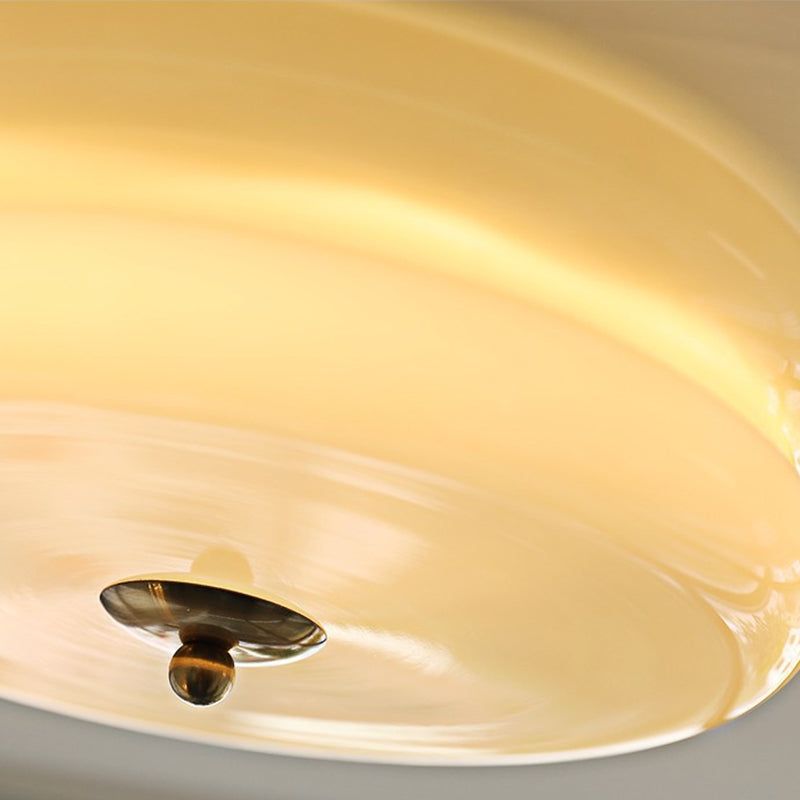 Glass Flush Ceiling Light Modern Flush Mount Ceiling Fixture for Bedroom