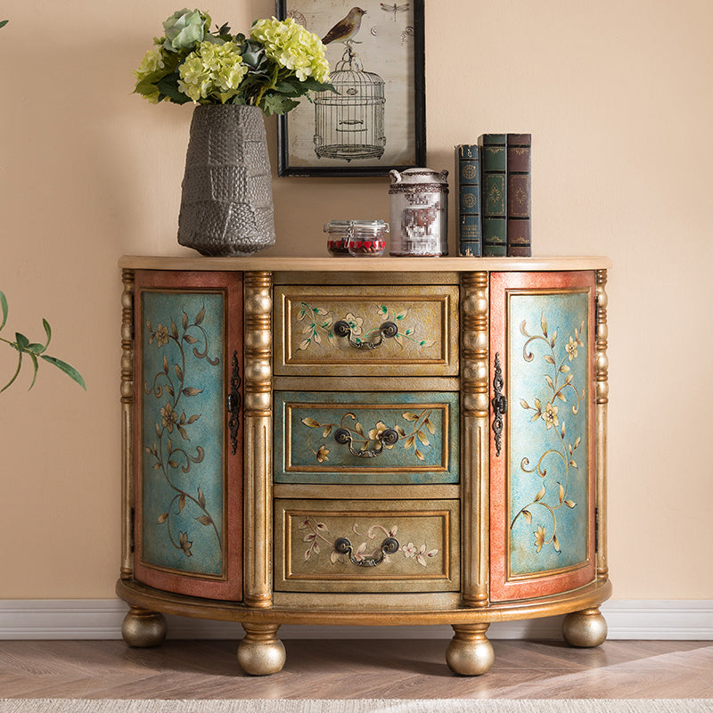 Solid Wood Dresser Traditional Storage Chest Dresser with 3/4/5 Drawers